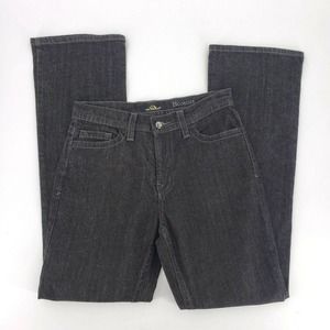 Jordache Womens Size 10 Black High Rise Pocket Flaps Bootcut Denim Jeans